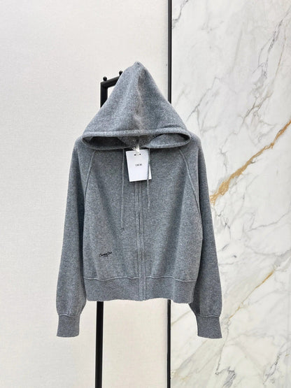 DIOR 25S FLORAL EMBROIDERED HOODIE 592