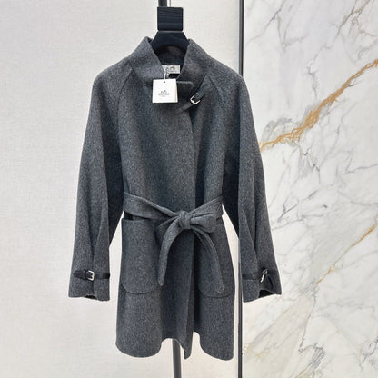 Hermes Vintage Jacket Gray in Wool