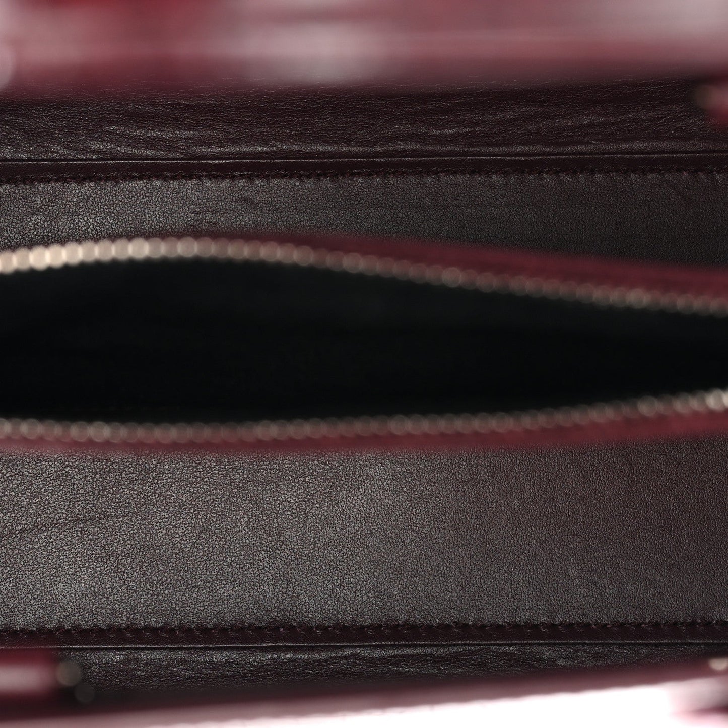 Calfskin Crocodile Embossed Baby Sac De Jour Bordeaux