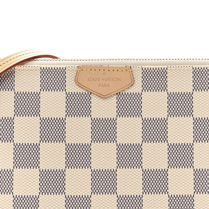 Damier Azur Double Zip Pochette