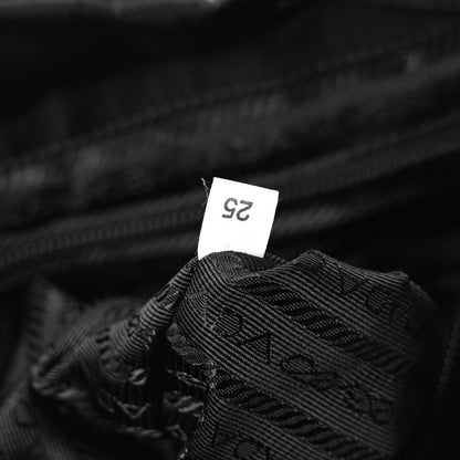 Tessuto Nylon Saffiano Medium Backpack Black