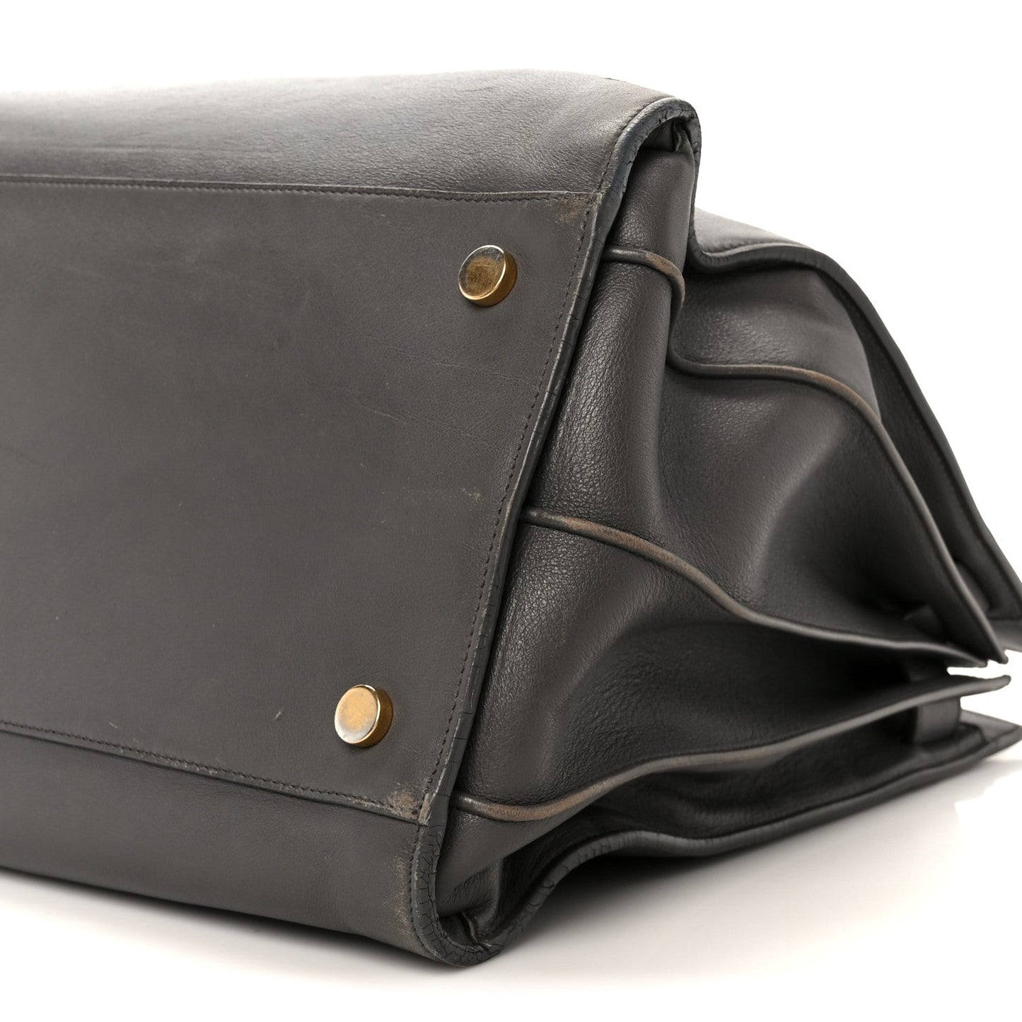 Calfskin Large Sac de Jour Carryall Grey