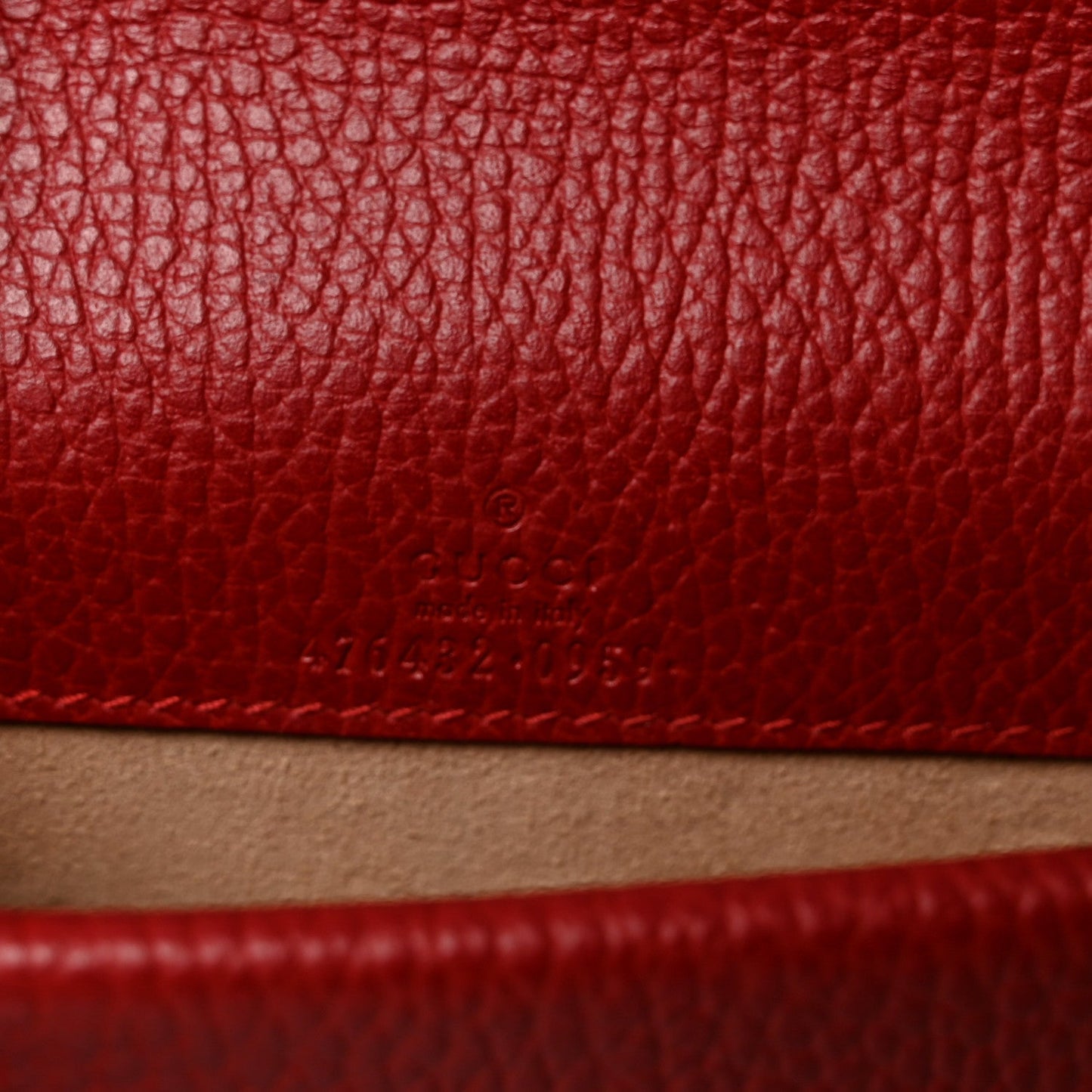 Calfskin Super Mini Dionysus Shoulder Bag Hibiscus Red
