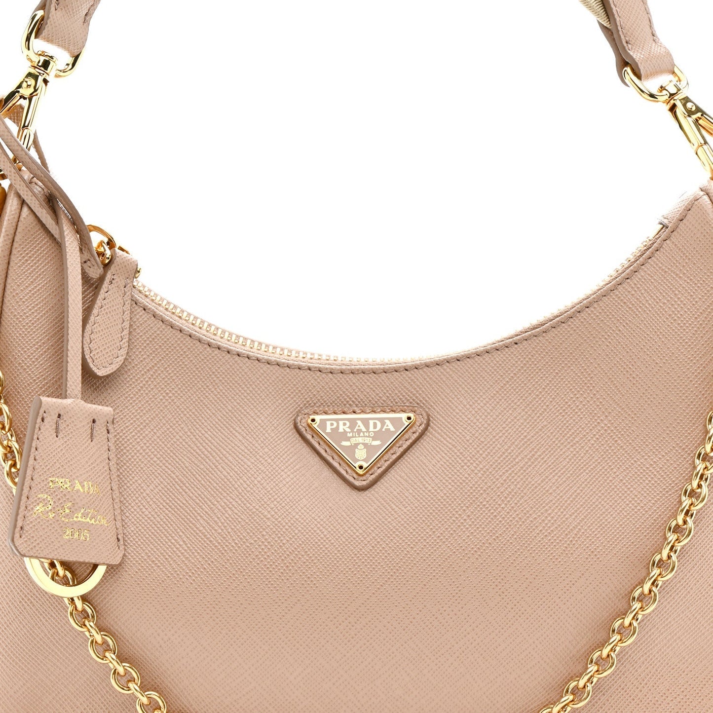 Saffiano Re-Edition 2005 Shoulder Bag Cammeo