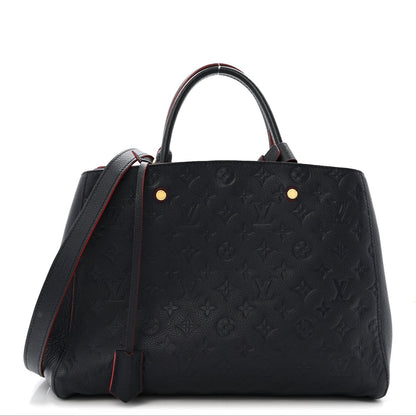 Empreinte Montaigne MM Marine Rouge