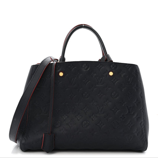 Empreinte Montaigne MM Marine Rouge