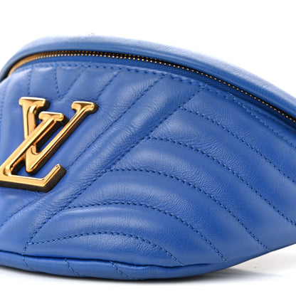 Calfskin New Wave Bumbag Blue Neon