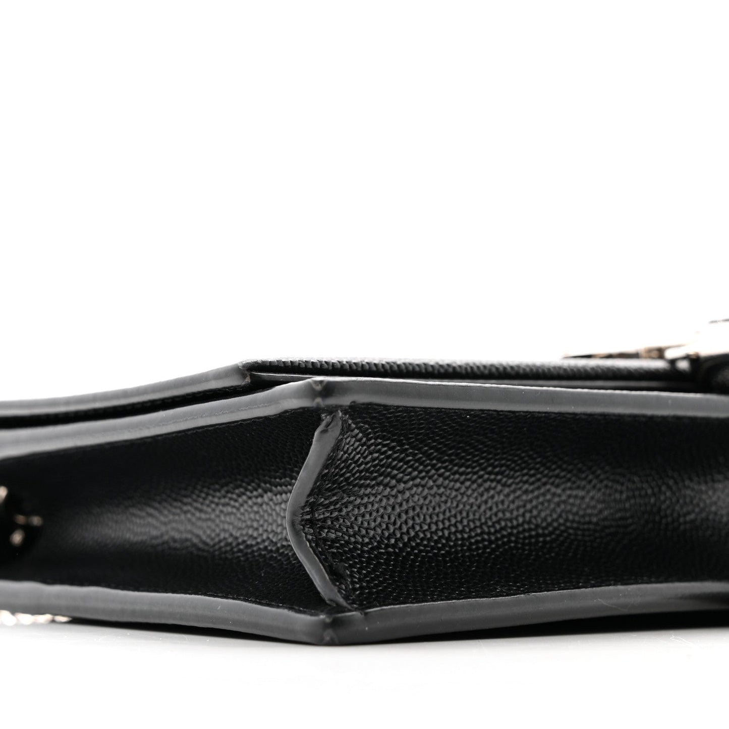 Grain De Poudre Classic Monogram Kate Tassel Chain Wallet Black