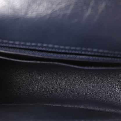 Aged Calfskin Quilted 2.55 Reissue Mini Flap Navy
