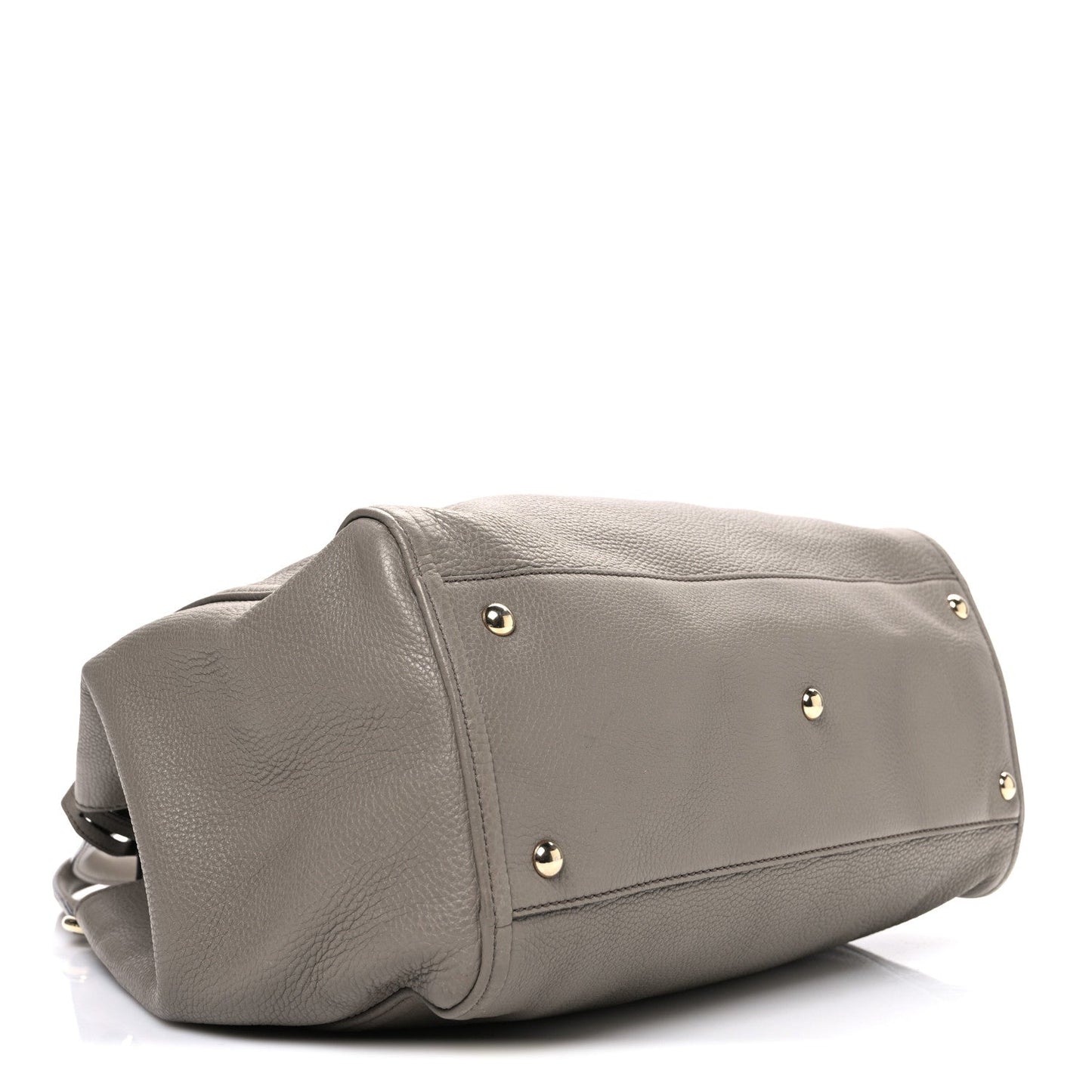 Pebbled Calfskin Medium Soho Shoulder Bag New Fango
