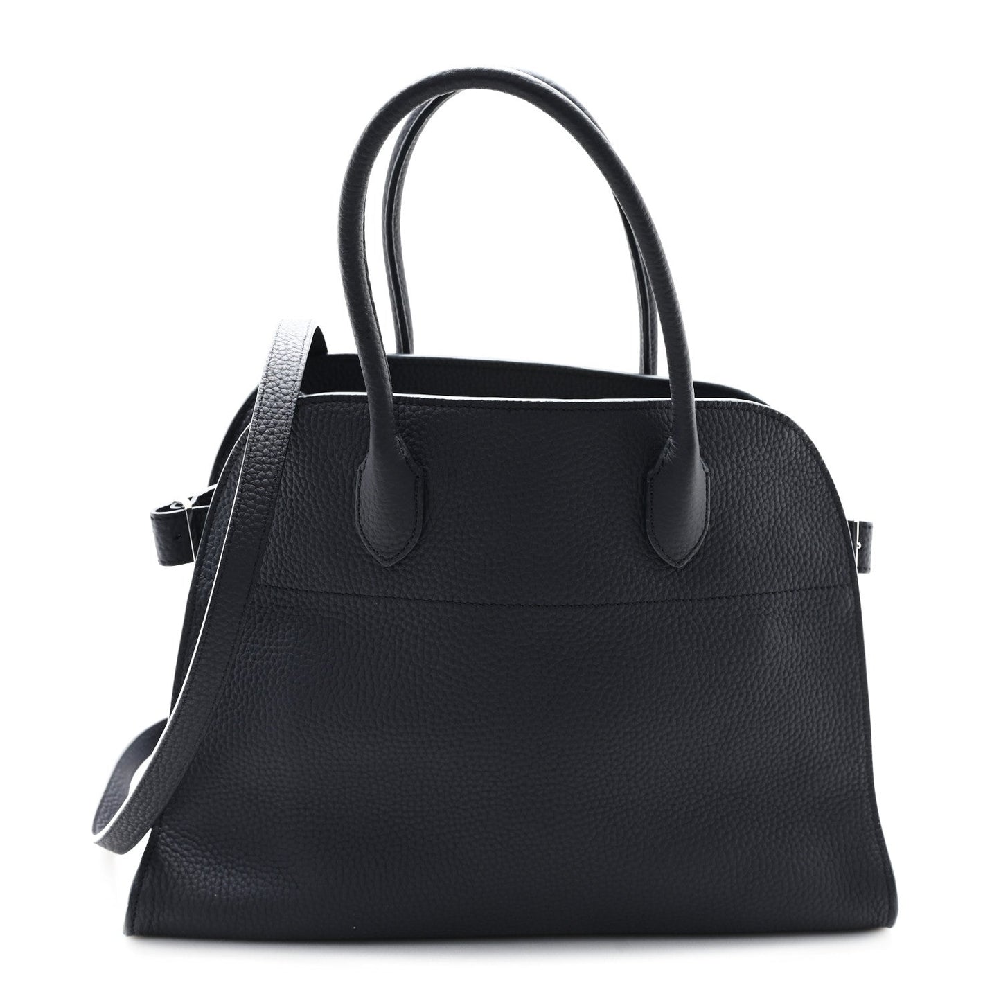 Matte Grained Calfskin Soft Margaux 12 Marine