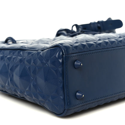 Calfskin Cannage Diamond Small My ABCDior Lady Dior Blue Royale