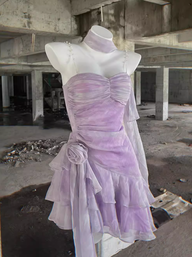 French style tube top dress summer runaway princess tutu dress R1650