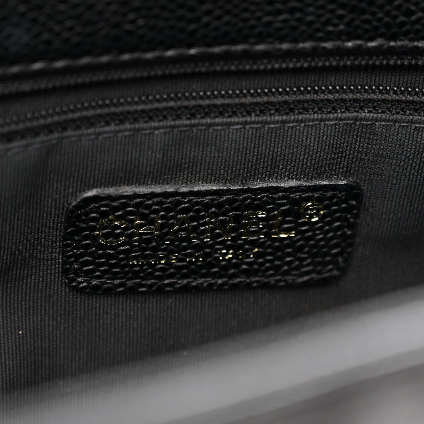 Caviar Quilted Grand Shopping Tote GST Black