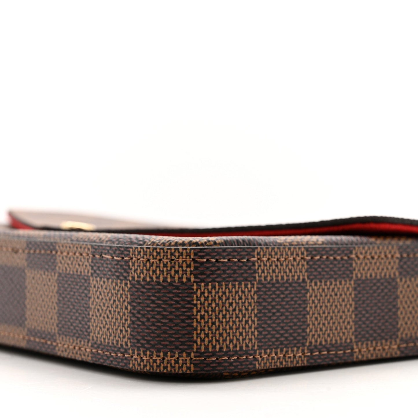 Damier Ebene Pochette Felicie Chain Wallet