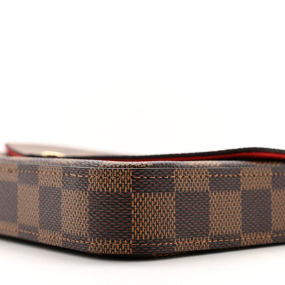 Damier Ebene Pochette Felicie Chain Wallet