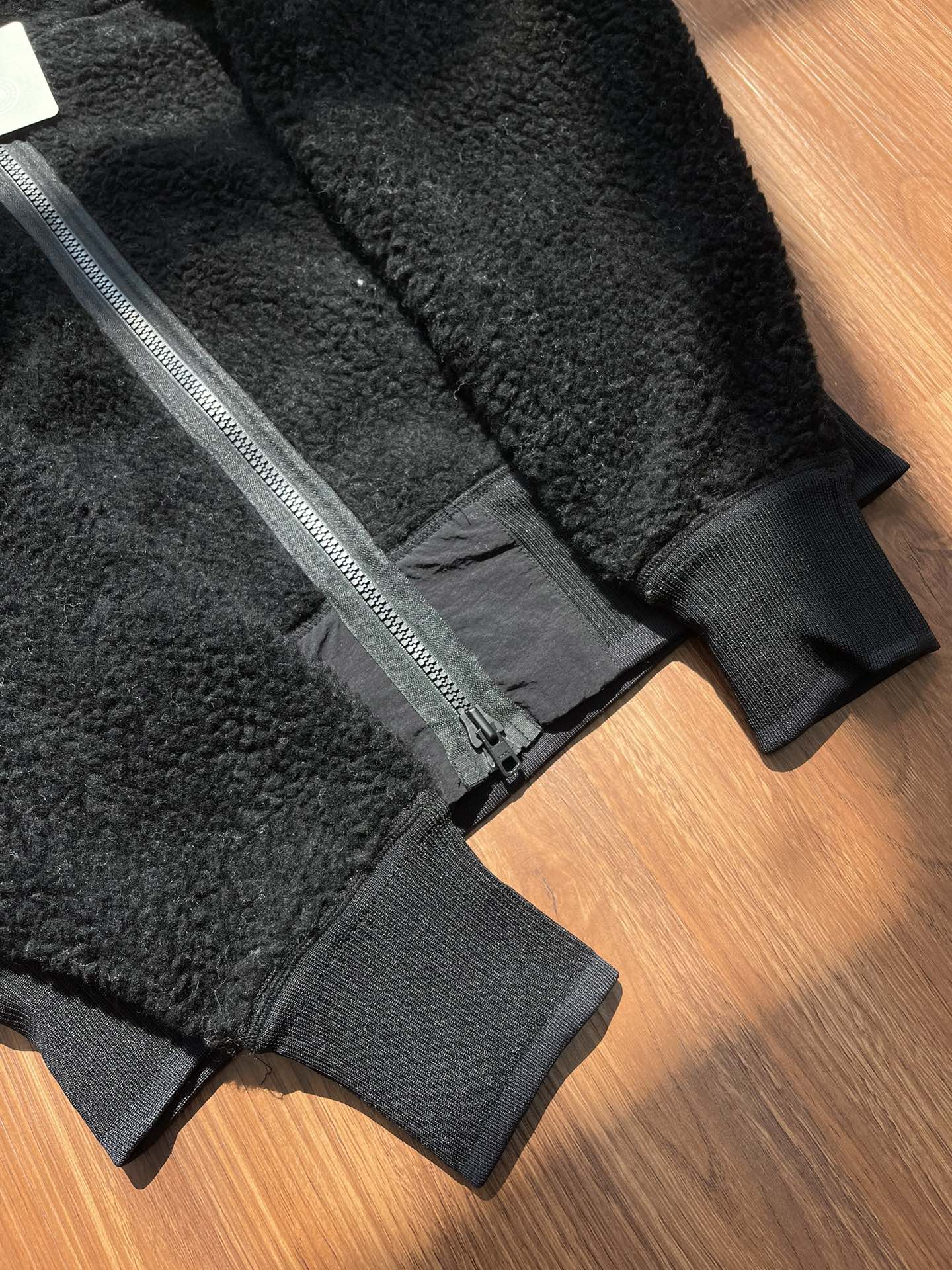 C. Goose Hoodie Black Lambswool 0010