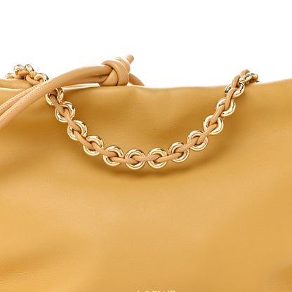 Mellow Nappa Donut Medium Chain Flamenco Knot Clutch Sahara