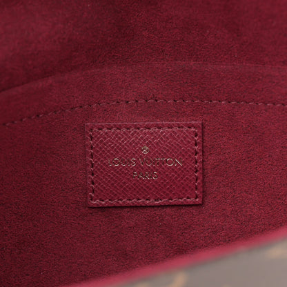 Monogram Pochette Felicie Chain Wallet Fuchsia