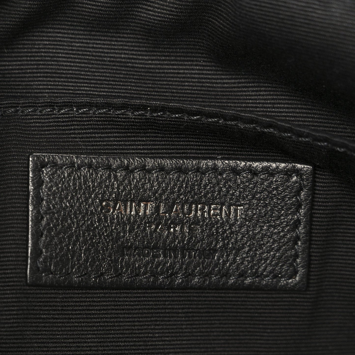 Calfskin Matelasse Monogram Monochrome Lou Camera Bag Black