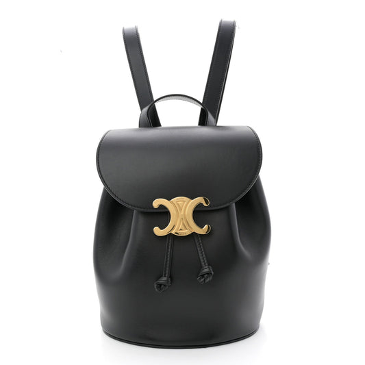 Triomphe Calfskin Bonnie Backpack Black