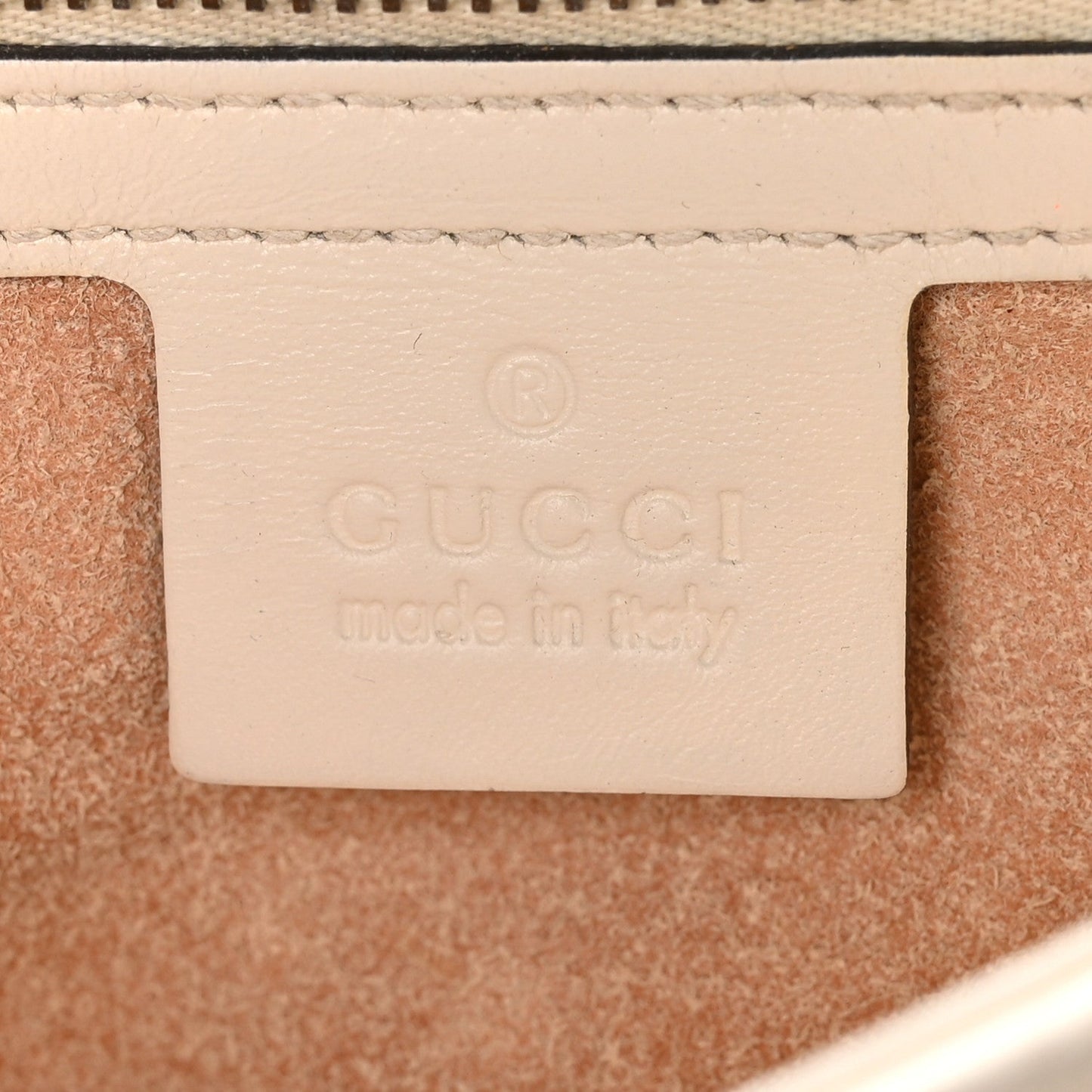 Calfskin Matelasse Small GG Marmont Shoulder Bag White