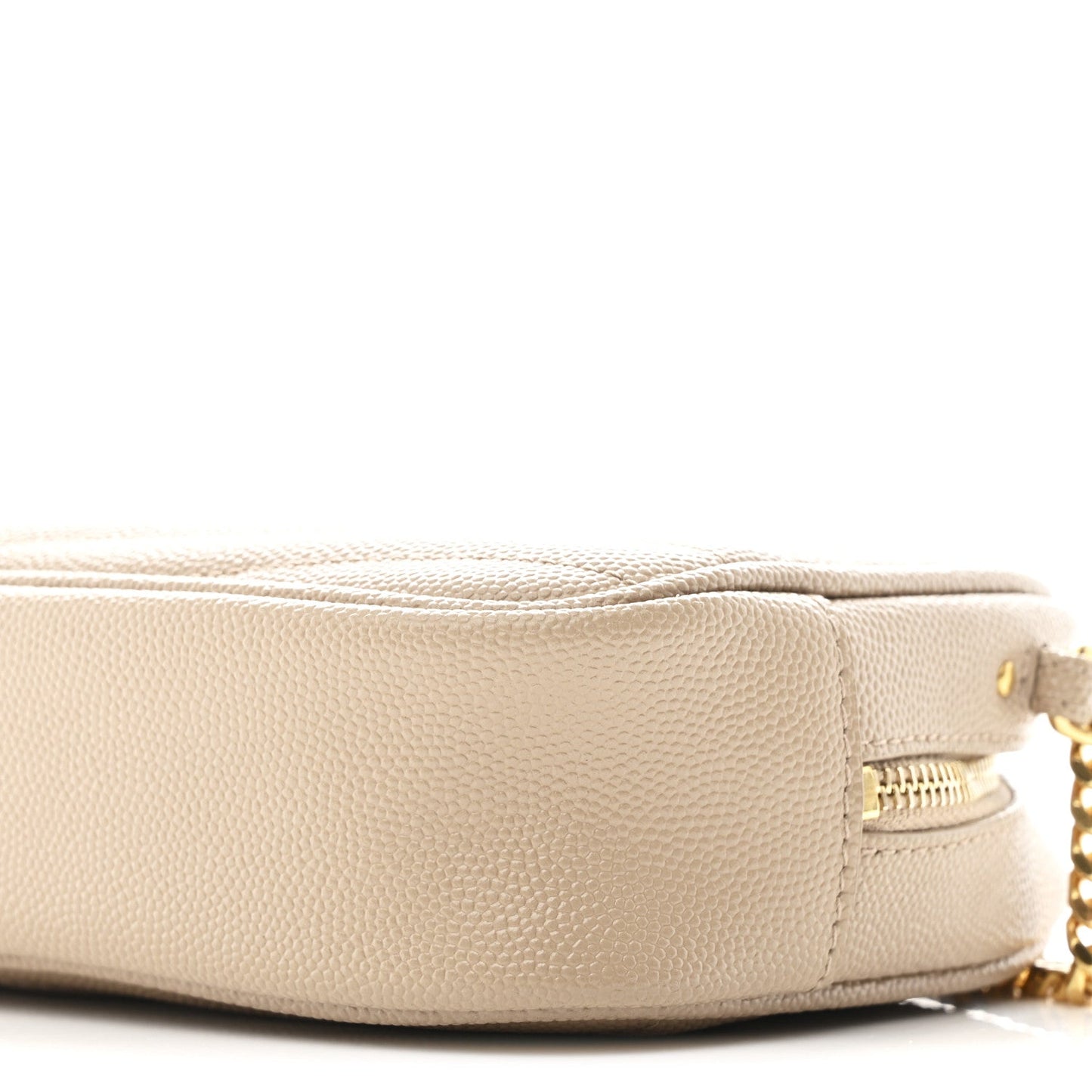 Grain De Poudre Matelasse Monogram Mini Lou Camera Bag Dark Beige