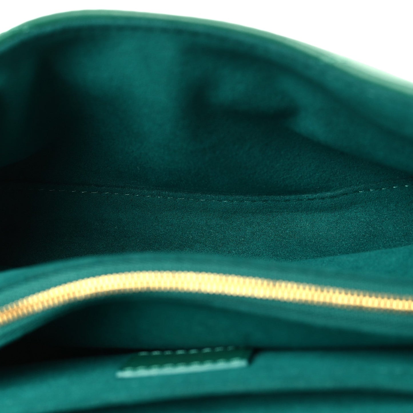 Calfskin New Wave Chain Bag MM NM  Emerald