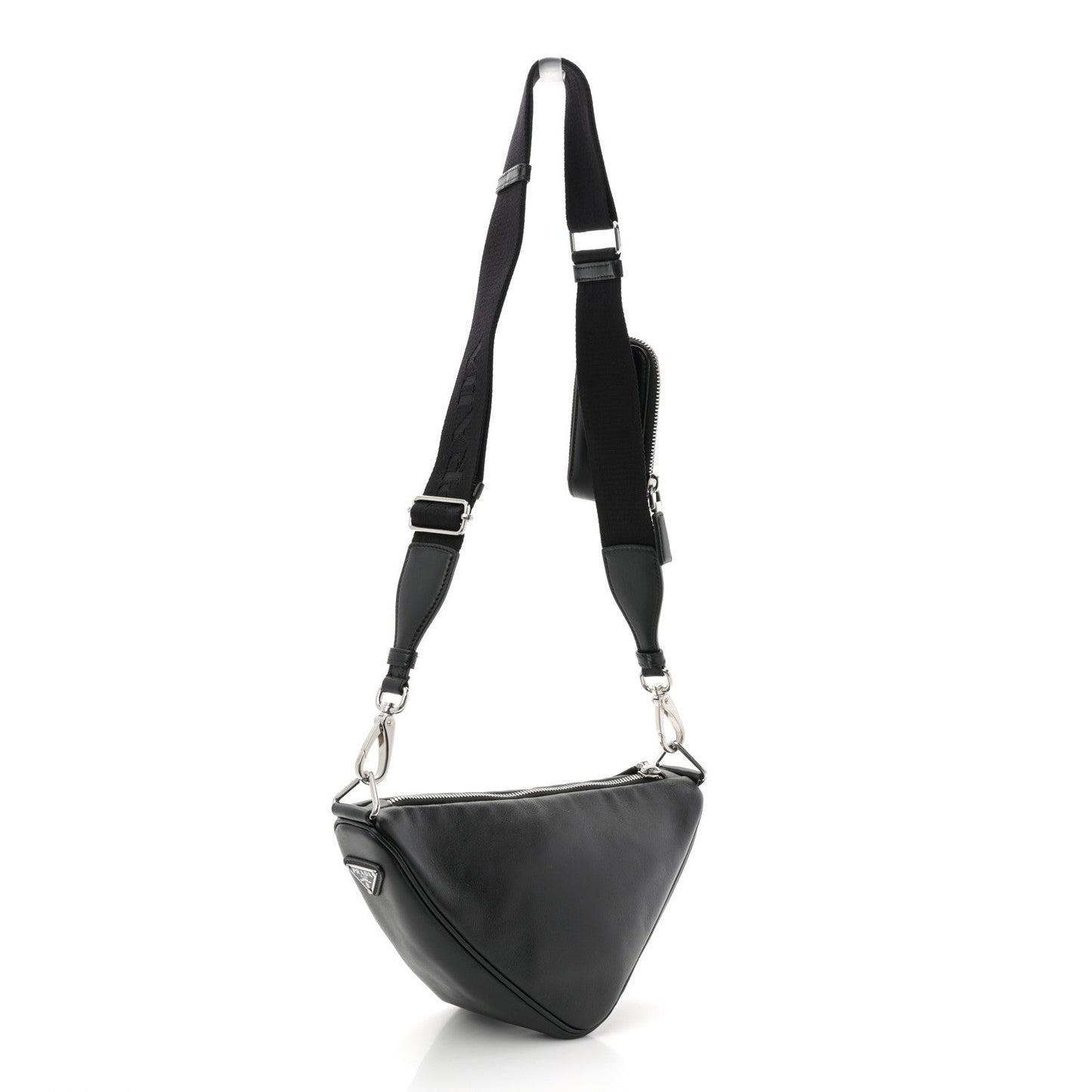 Grace Lux Triangle Shoulder Bag Black