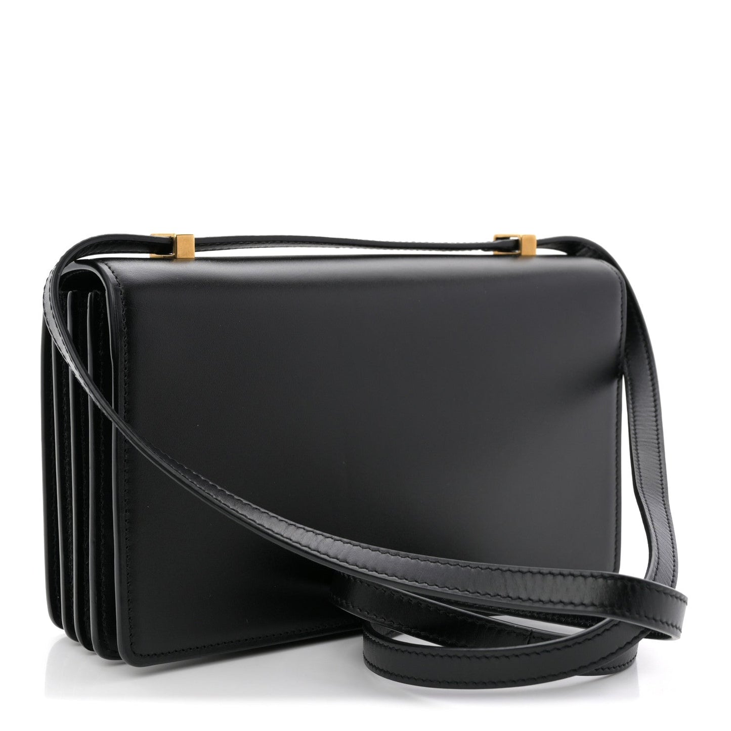 Calfskin Monogram Small Dylan Shoulder Bag Black