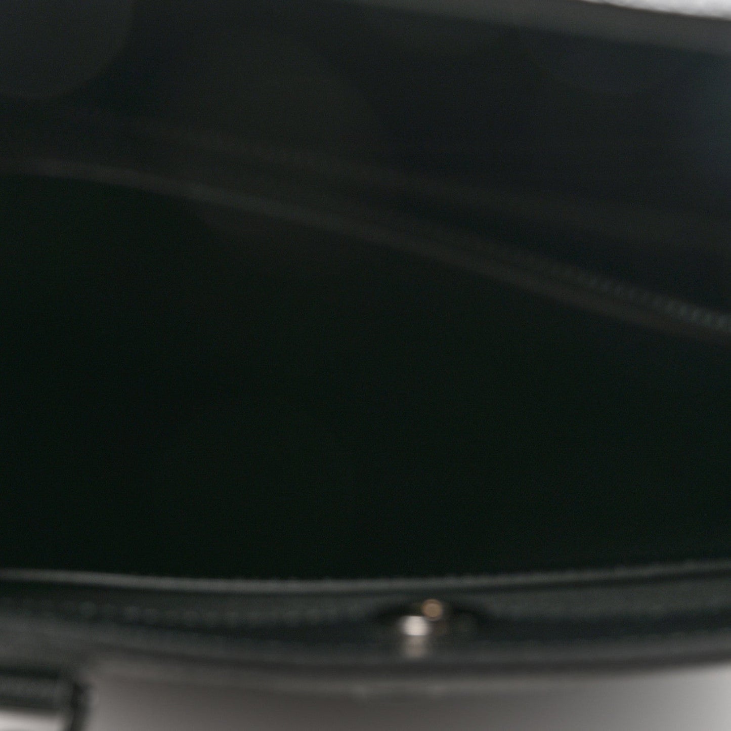 Textured Dollar Calfskin Web Monochrome Large Diana Tote Bag Black