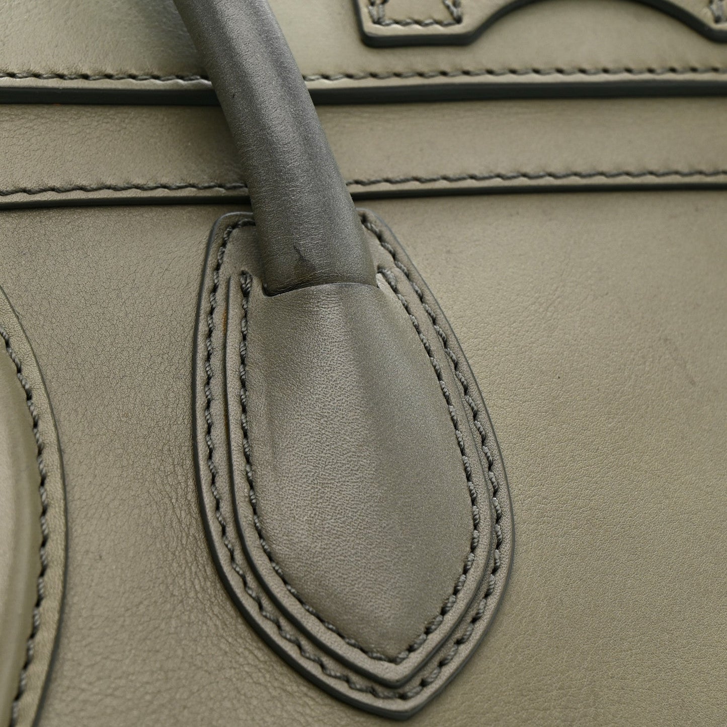 Smooth Calfskin Mini Luggage Almond
