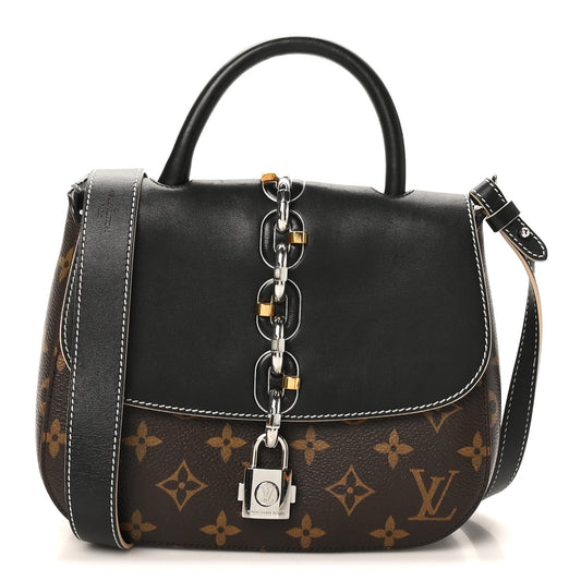 Calfskin Monogram Chain It Bag PM Black