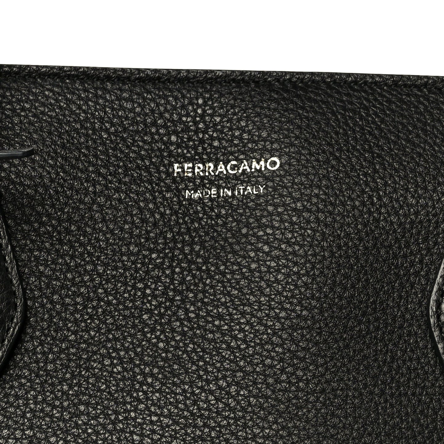 Grained Calfskin Medium Star Tote Black
