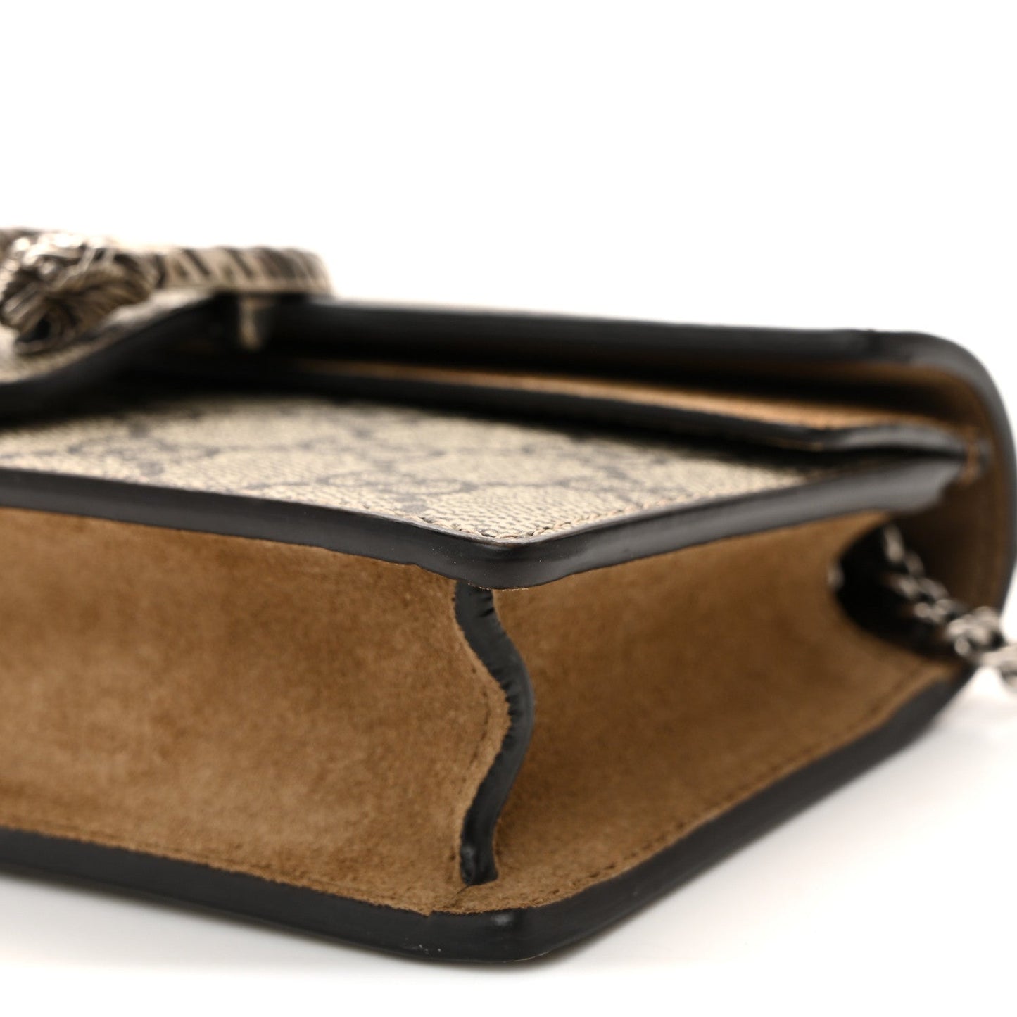GG Supreme Monogram Super Mini Dionysus Shoulder Bag Taupe