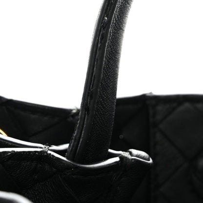 Nappa Intrecciato Small Andiamo Shoulder Bag Black