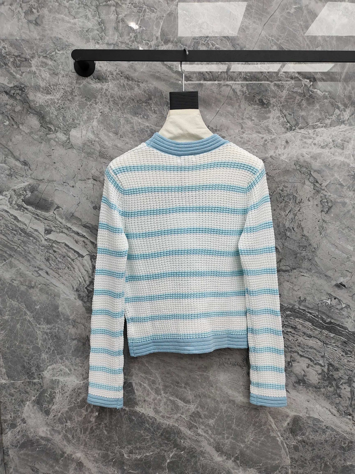 CC 25 Long Sleeve Striped Cardigan Tencel 283779
