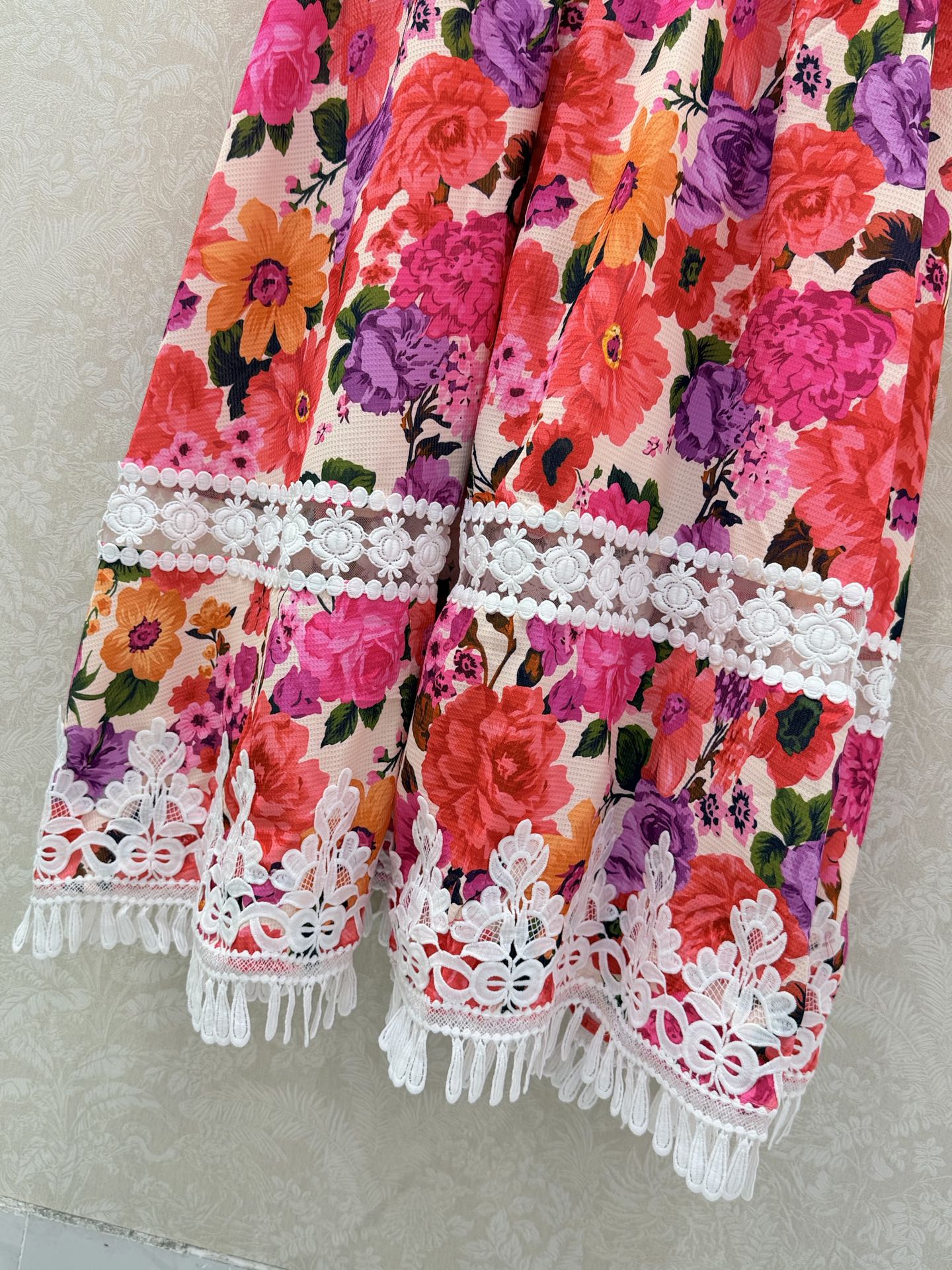 Zimmermann Stardust Mini Dress Pink Cotton 339887