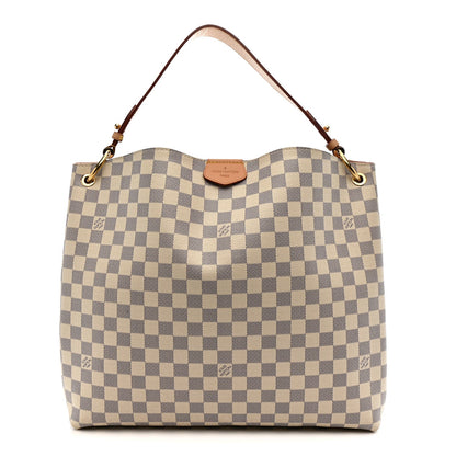 Damier Azur Graceful MM Rose Ballerine
