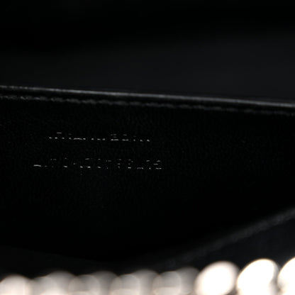 Grain De Poudre Medium Classic Monogram Kate Satchel Black