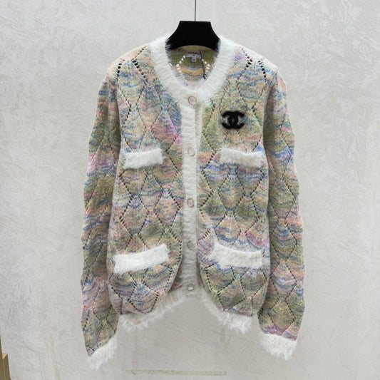 CC 26 Clover Cardigan Multicolor Wool 830605