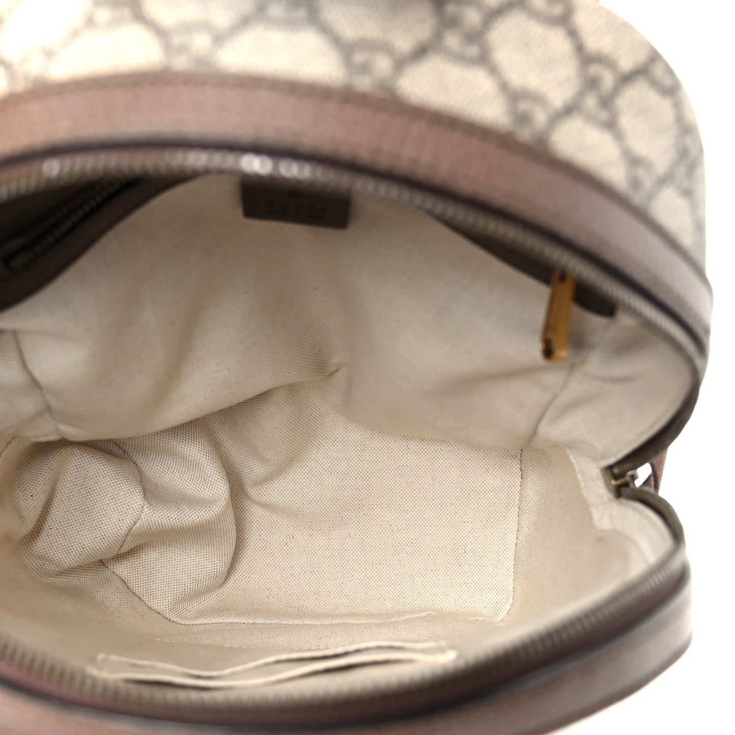 GG Supreme Monogram Calfskin Web Small Ophidia Day Backpack Beige Ebony New Acero