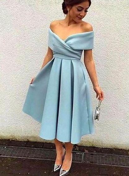 Elegant Knee Length Prom Dresses,Vintage Short Homecoming Dresses
