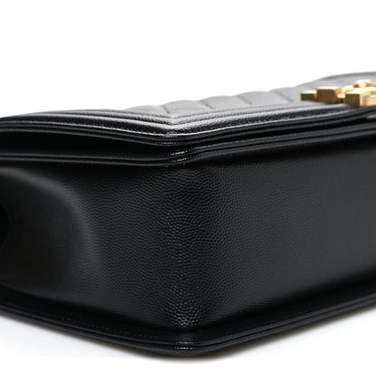 Caviar Quilted New Medium Boy Flap Black