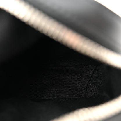 GG Supreme Monogram Appia Calfskin Web Small Camera Messenger Bag Black Grey