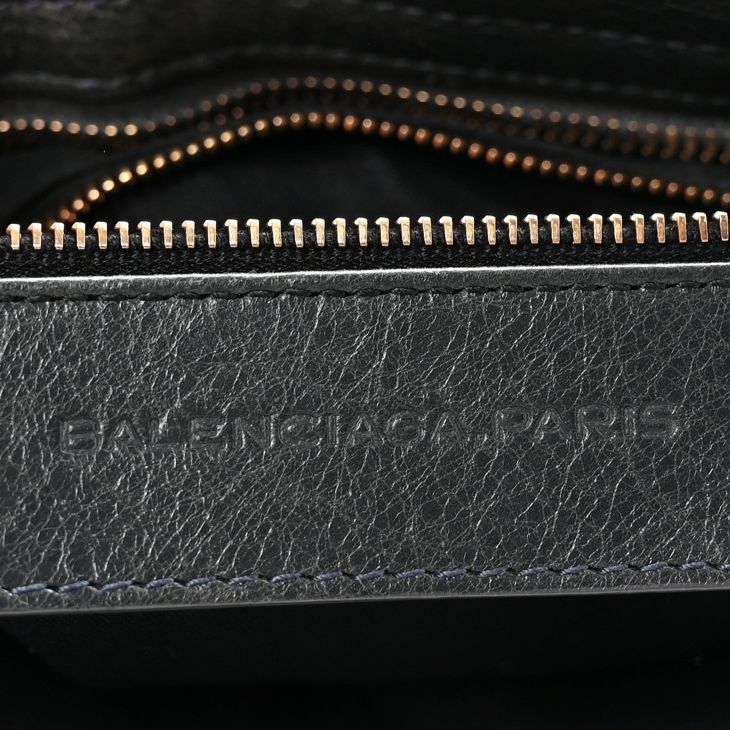 Agneau Giant 12 Rose Gold Hardware City Anthracite