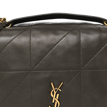 Lambskin Matelasse Monogram Small Jamie 4.3 Light Musk