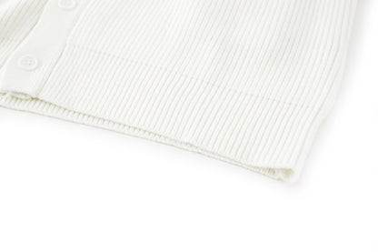 Balenciaga 25 Cardigan White Wool 0014