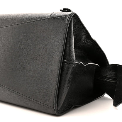 Grained Calfskin Neo Classic Black Hardware Medium City Black
