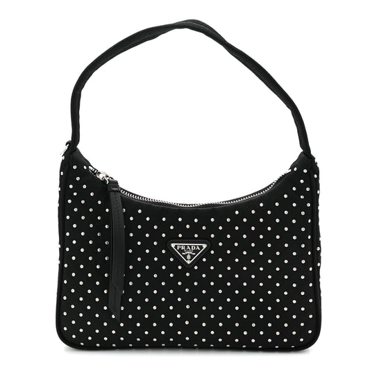 Re-Nylon Vela Studs Mini Re-Edition 2000 Bag Black